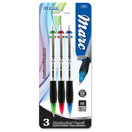 [B-721] Marc 0.7 mm Mechanical Pencil (3/Pack)