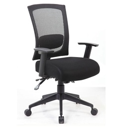 [B6716-SS-BK] Mesh Back 3 paddle Task Chair with Seat Slider