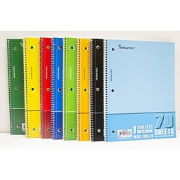 [UC1927] 70 Sheets, 1 Subject, Spiral Notebook