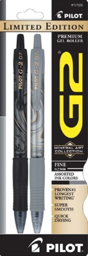 [PIL17128] G2 2 pack fine point, Limited Edition, Mineral Art