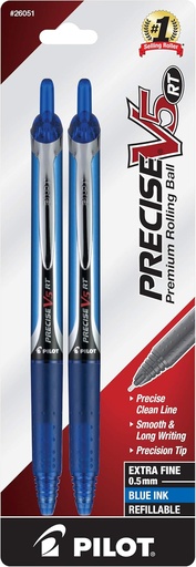 [PIL26051] Precise V5 2 PACK • EXTRA FINE POINT BLU