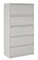 [14993] Lateral File 5 drw 36 w Light Gray