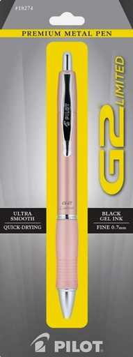 [PIL18274] G2 Limited 1 PACK • FINE POINT Ros -Black ink