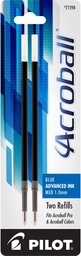 [PIL77298] Acroball, Refill, Medium PK/2 Blu