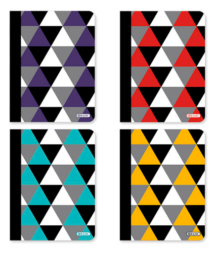 [5496] C/R 100 Ct. Geometric Composition Book