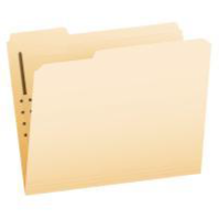 [PFX-FM210] Fastener Folders, 1 Fastener, 1/3 Cut Tabs, Letter, Manila, 50/Box