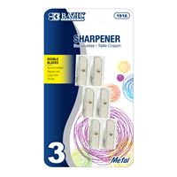 [1916] Dual Hole Metal Pencil Sharpener (3/Pack)