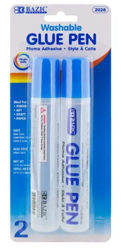 [2028] 1.7 FL OZ (50 mL) Glue Pen (2/Pack)