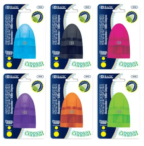 [1945] Connor Dual Hole Sharpener w/ Receptacle + Eraser