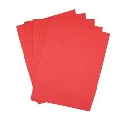 [EP-004] 5 ct EVA Foam Sheet, Red, Size: 8.5" x 11.5"