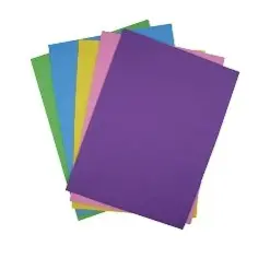 [EP-007] 5 ct EVA Foam Sheet Asst. Pastel Colors, Size: 8.5" x 11.5"