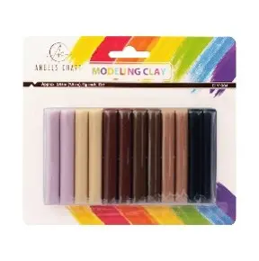 [CLY-004] Modeling Clay, Neutral Colors, 12.5g x 12 Asst colors.