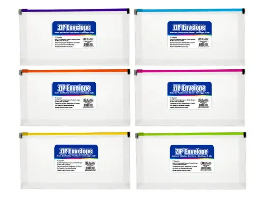 [3152] Clear Coupon/Check Size Zip Envelope
